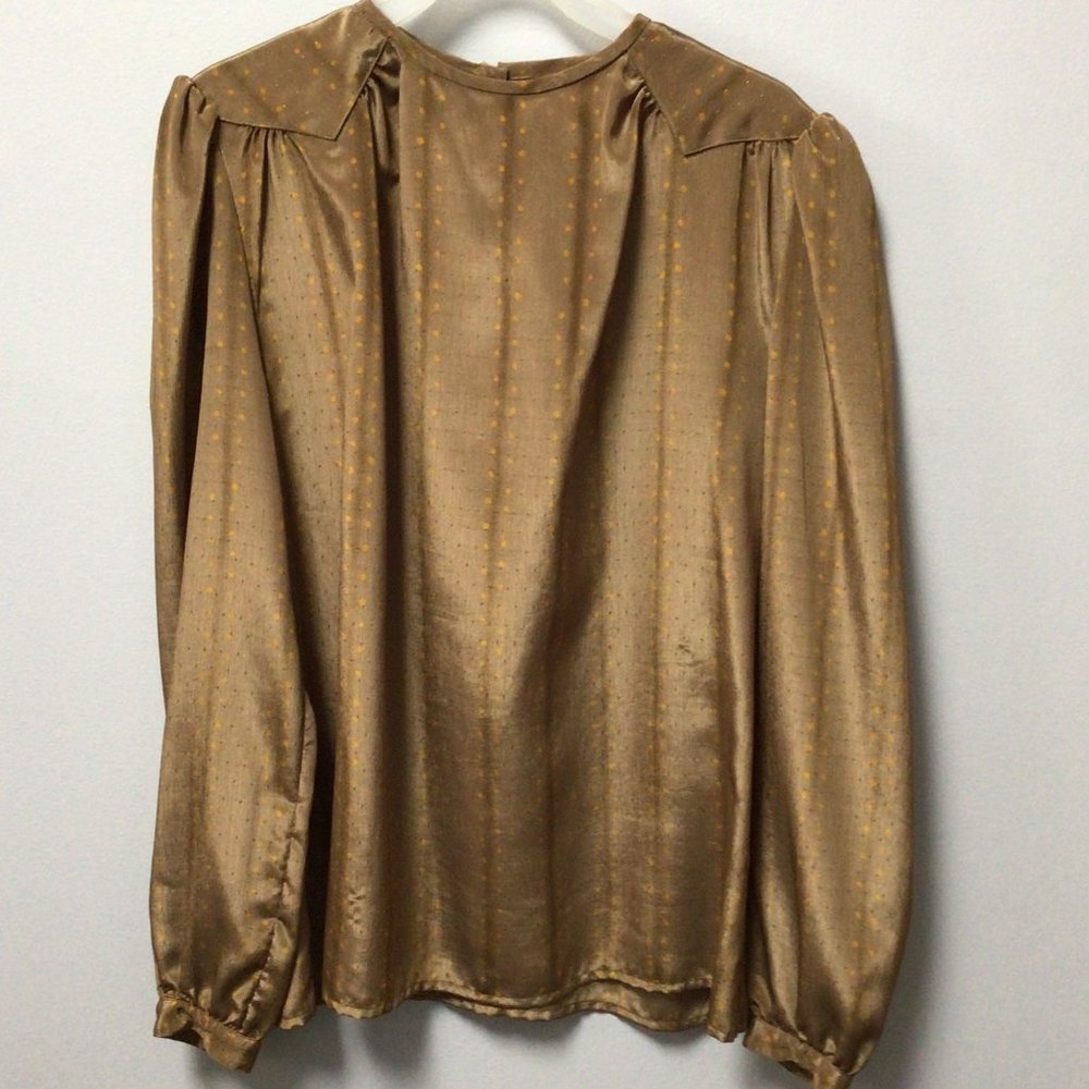 Regatta Sport - Tan blouse with orange dots